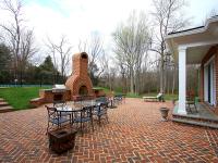 Outdoor dining area for the Ballard & Mensua job on Highland Farm Rd