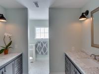master bathroom - historic charm in NW DC - Ballard & Mensua Architecture