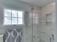 shower detail in master bath - historic charm in NW DC - Ballard & Mensua Architecture