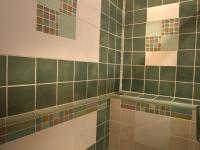 Carr project - nautical New England waterfront home - shower tile detail
