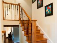 Cole project - craft style mid-century split level - stairway after