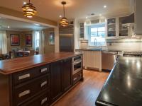 Cruzan project - Island rambler renovation - kitchen towards living room