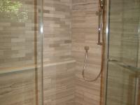 master bathroom shower tiling - McLean renovation - Smith project
