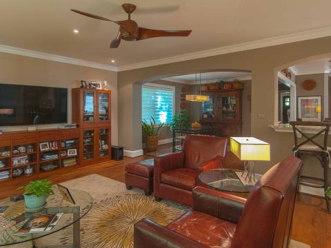 Bennington project - Little City rambler - final family room