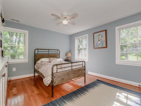 Guest bedroom towards front yard - The Shire of Spring Valley - Ballard & Mensua