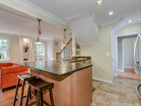 the finished kitchen looking towards the foyer - The Shire of Spring Valley - Ballard & Mensua