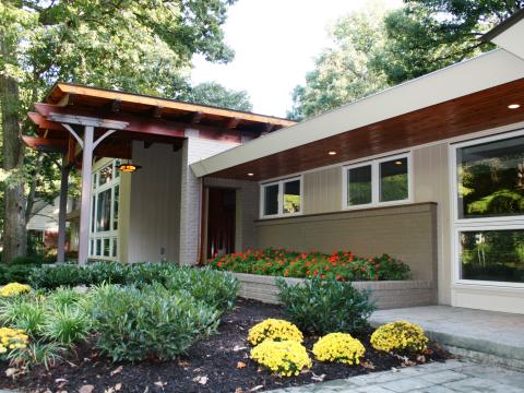 exterior front - Modern home makeover - Carr Baron project