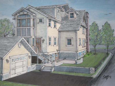 Cima project - clarendon bungalow - exterior rendering