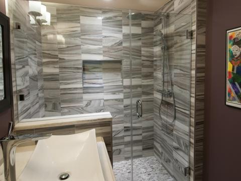 Cruzan project - Island rambler renovation - master bathroom
