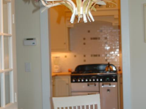 Enrico-Easton - waterfront cottage renovation - dining room chandelier