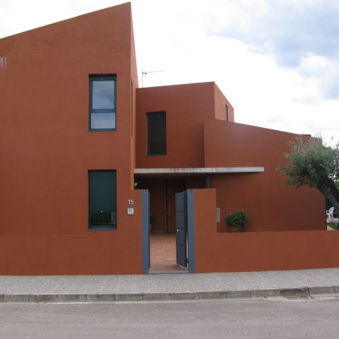 street elevation - the red house - Ballard & Mensua Architecture