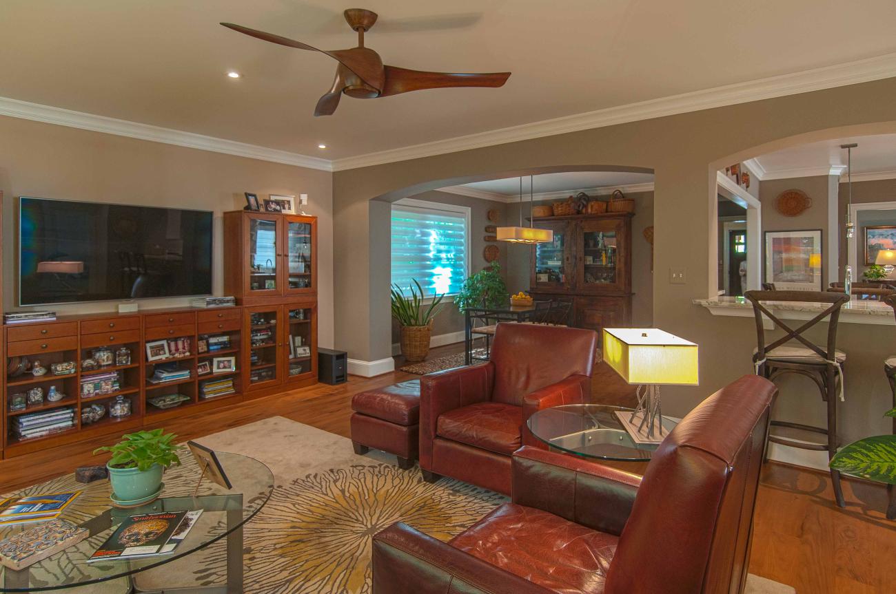 Bennington project - Little City rambler - final family room