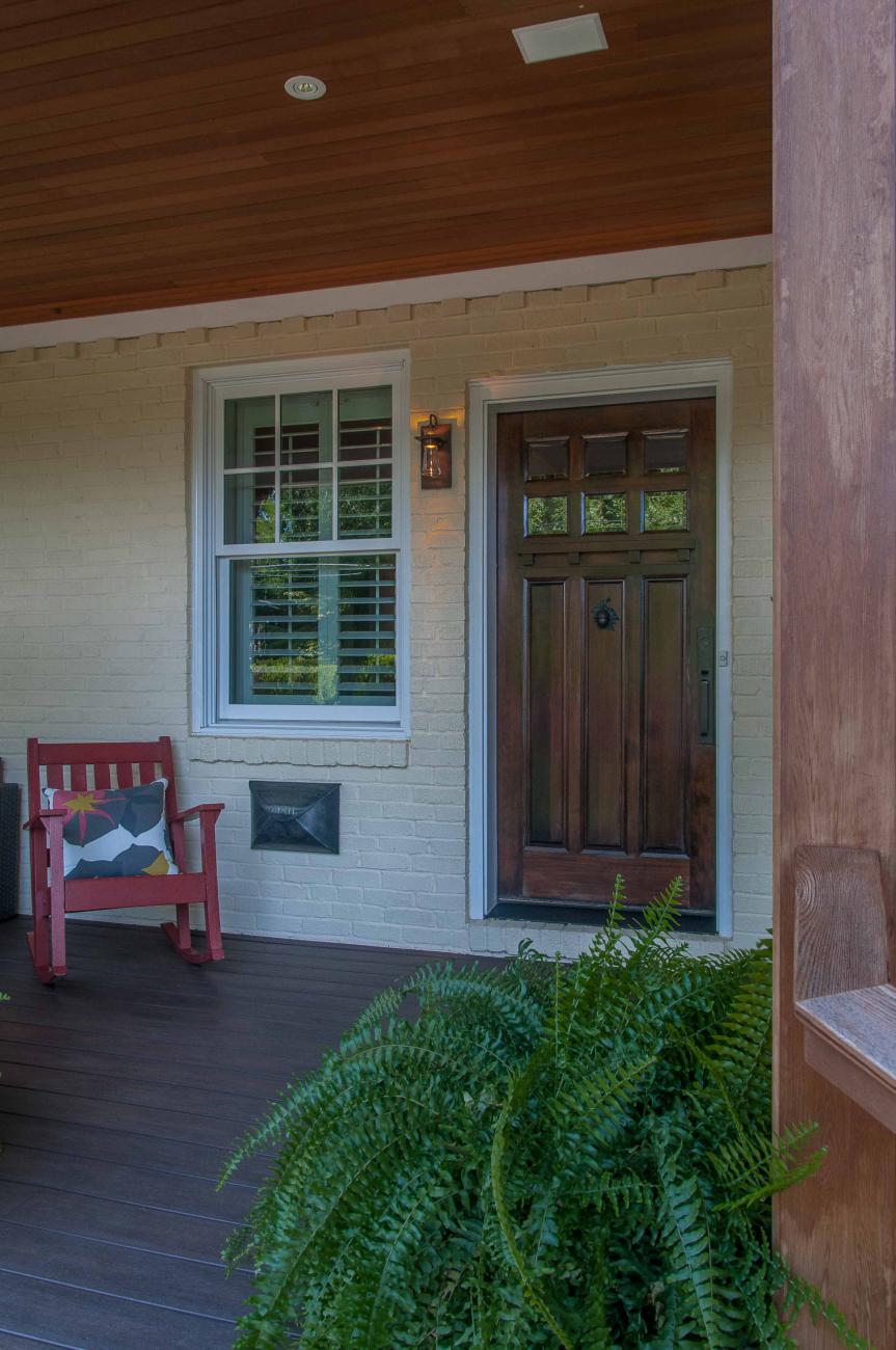 Bennington project - Little City rambler - front door detail