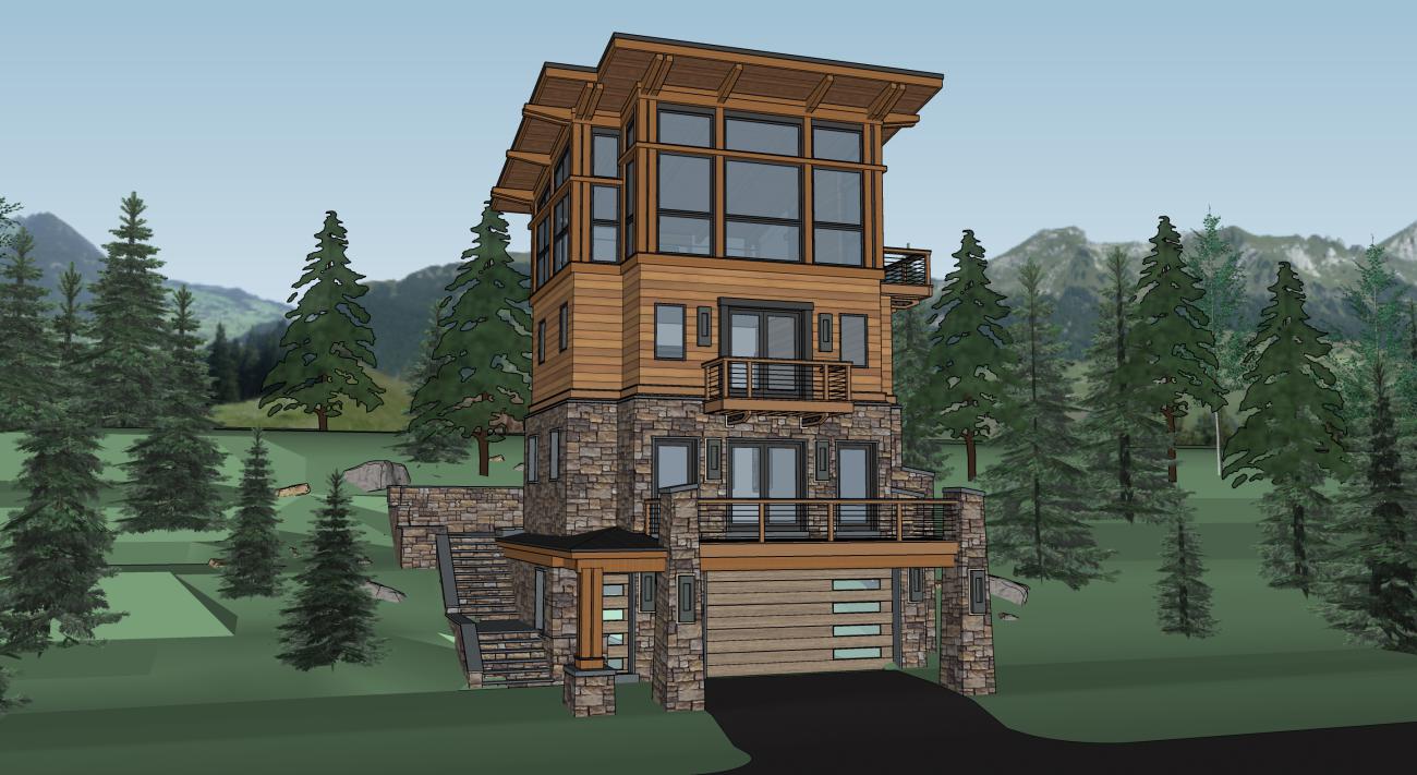mountain Cottage 2 Car Option