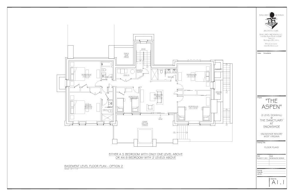 Aspen Basement Plan Option 1
