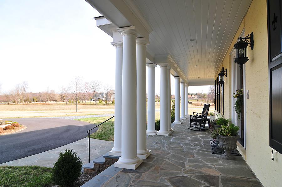 Deep front porch for the Sugarland Lane project