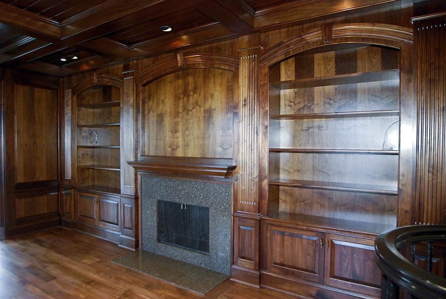 Further wood detail for Sugarland Lane's all wood sitting room