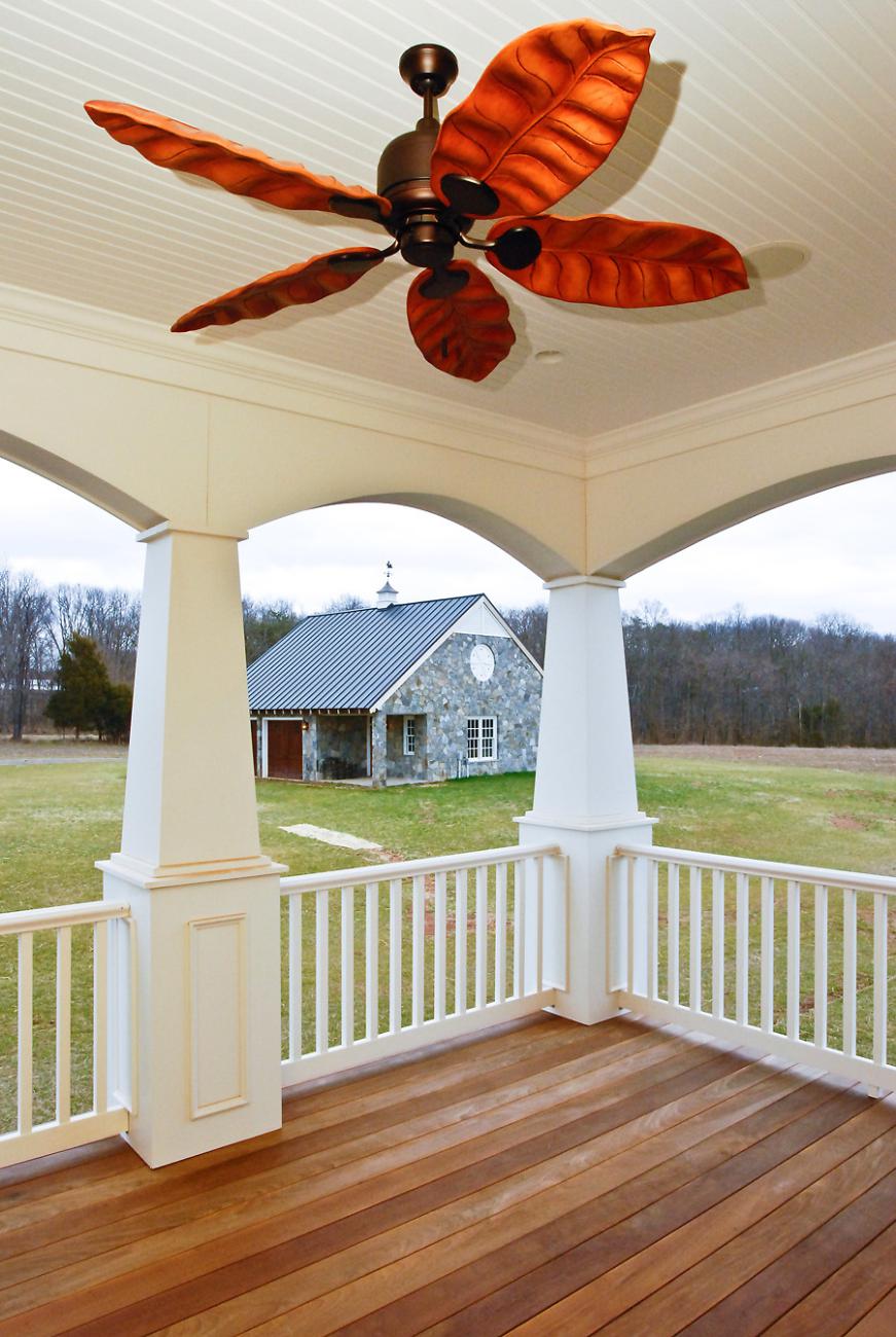 Deep front porch for Ballard & Mensua's Sugarland Lane project