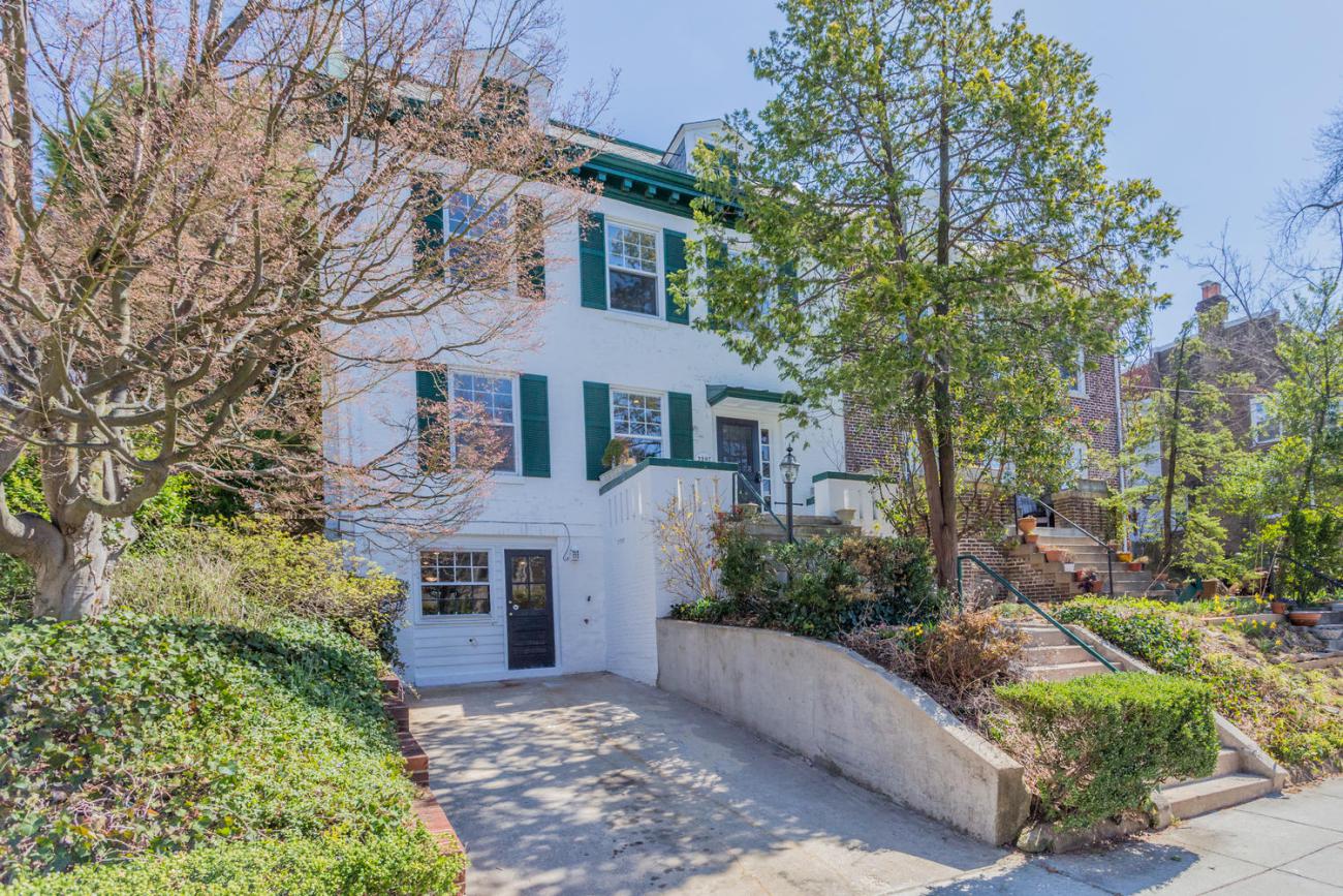 front left exterior - historic charm in NW DC - Ballard & Mensua Architecture