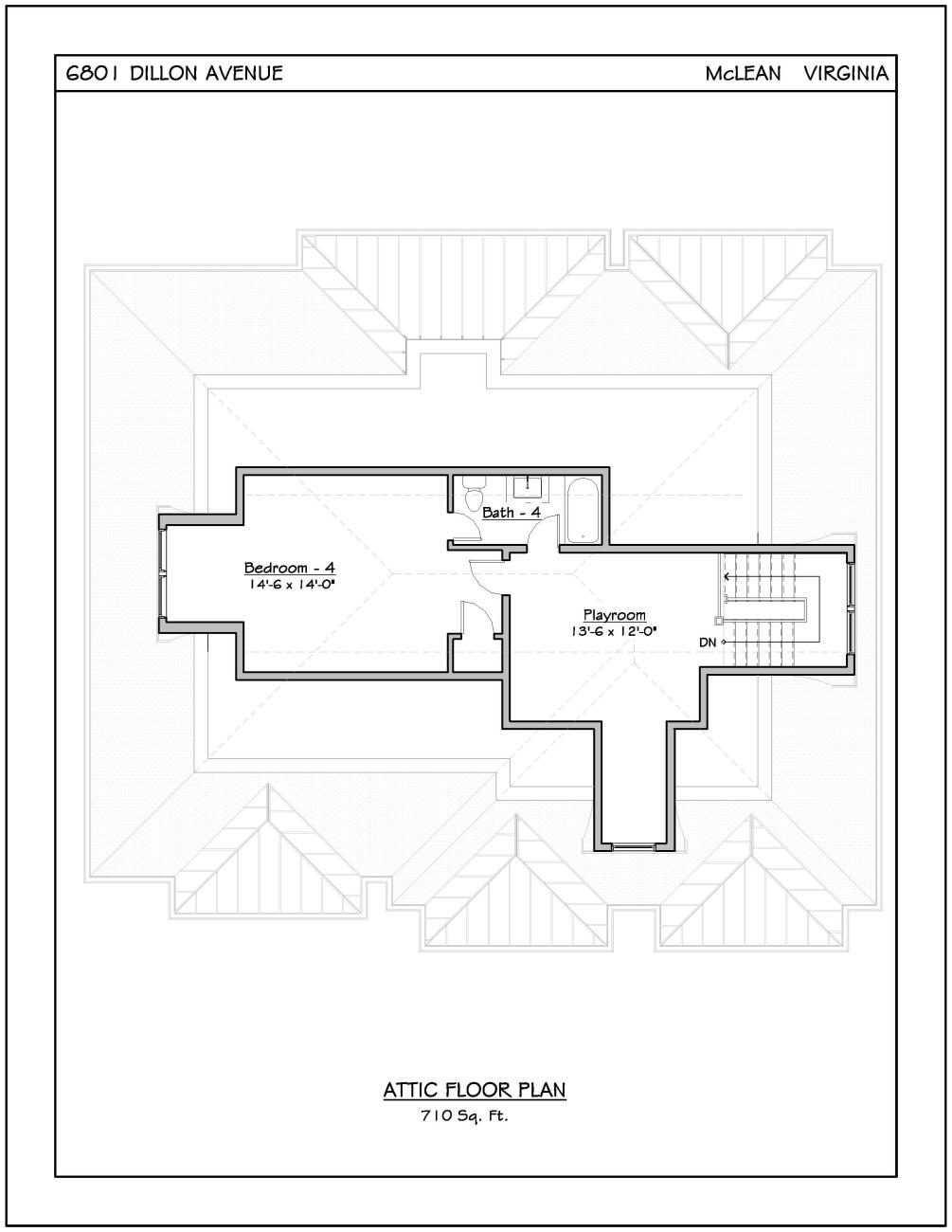 attic floor plan - tatari dillon project - ballard & mensua