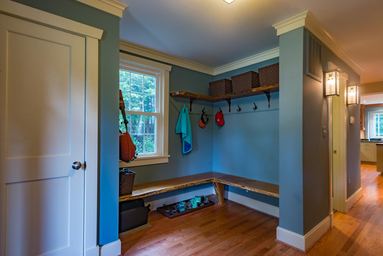 mudroom - Two story renovation - Loucks project