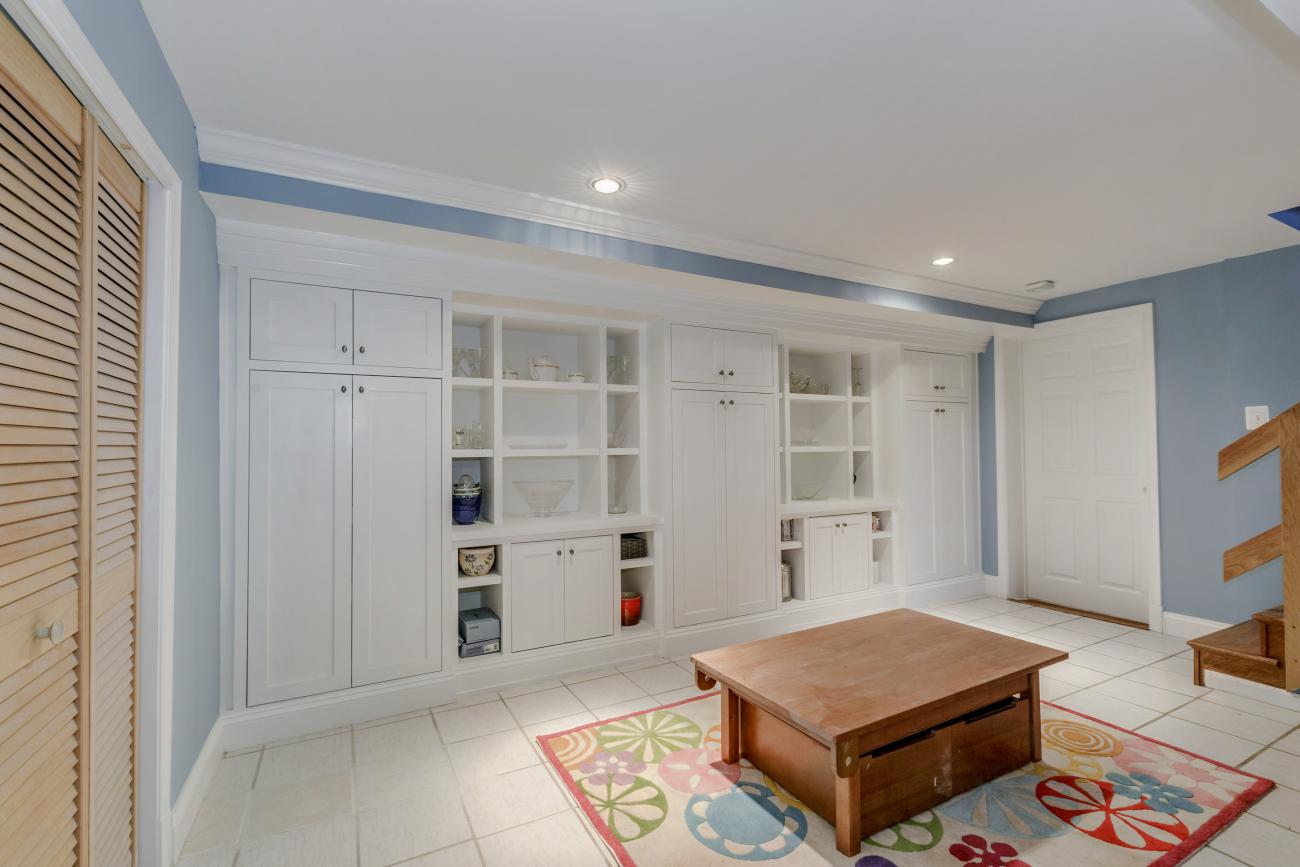 Builtins in the basement's rec room - The Shire of Spring Valley - Ballard & Mensua