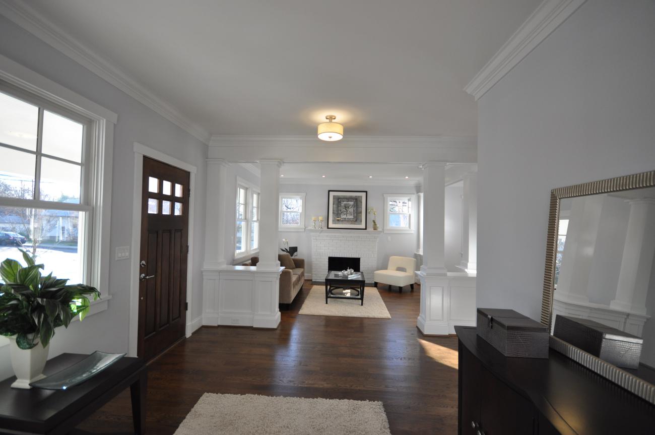 foyer and living room - Clarendon bungalow - Cima project