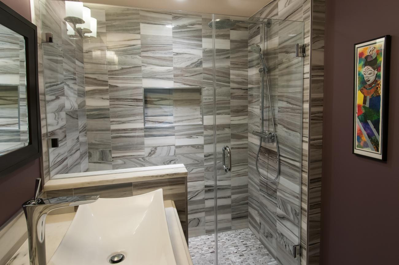 Cruzan project - Island rambler renovation - master bathroom