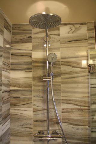 Cruzan project - Island rambler rennovation - master shower head detail