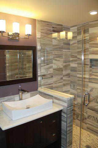 Cruzan project - Island rambler renovation - master bathroom