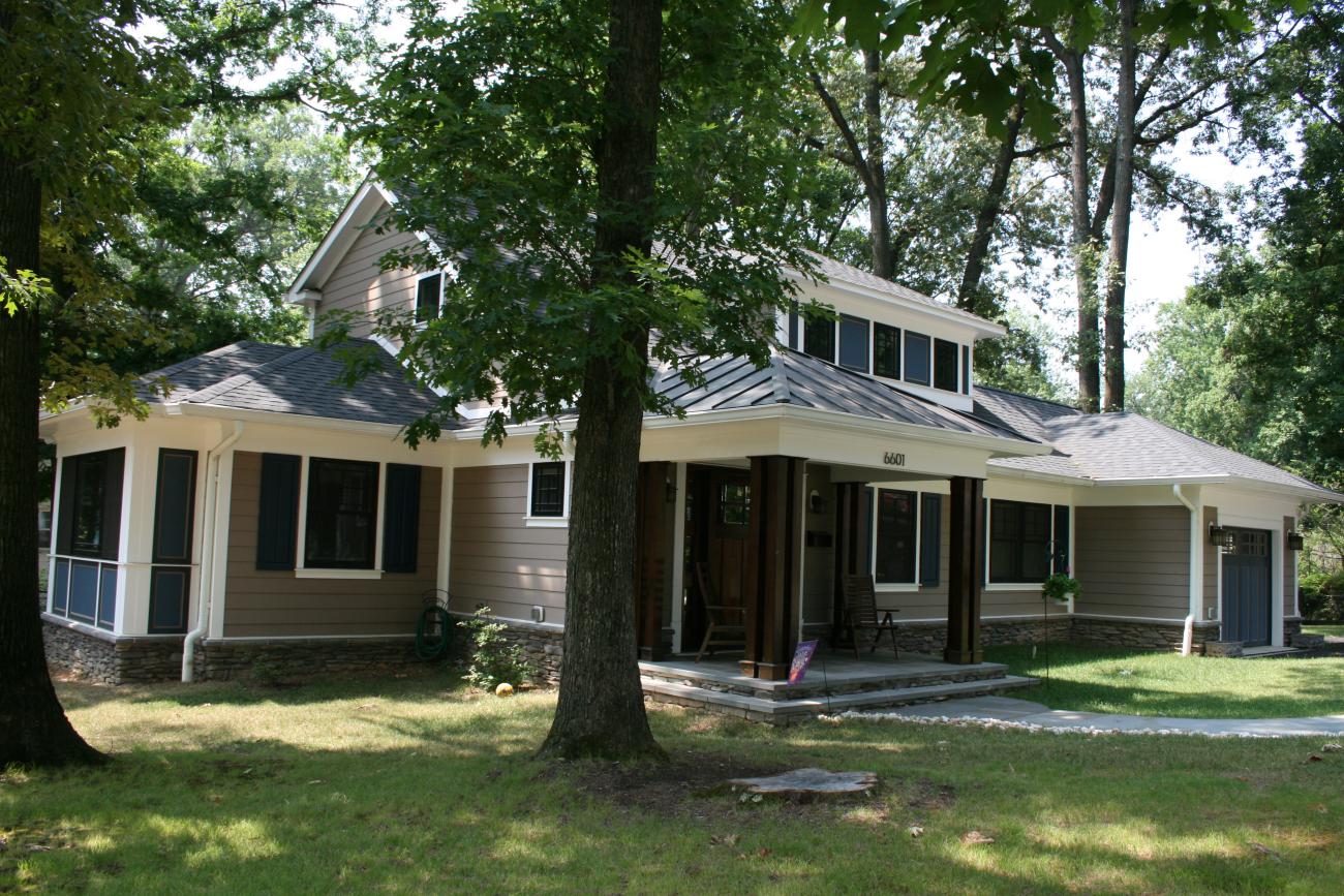 Eng - small cape code renovation - front exterior right