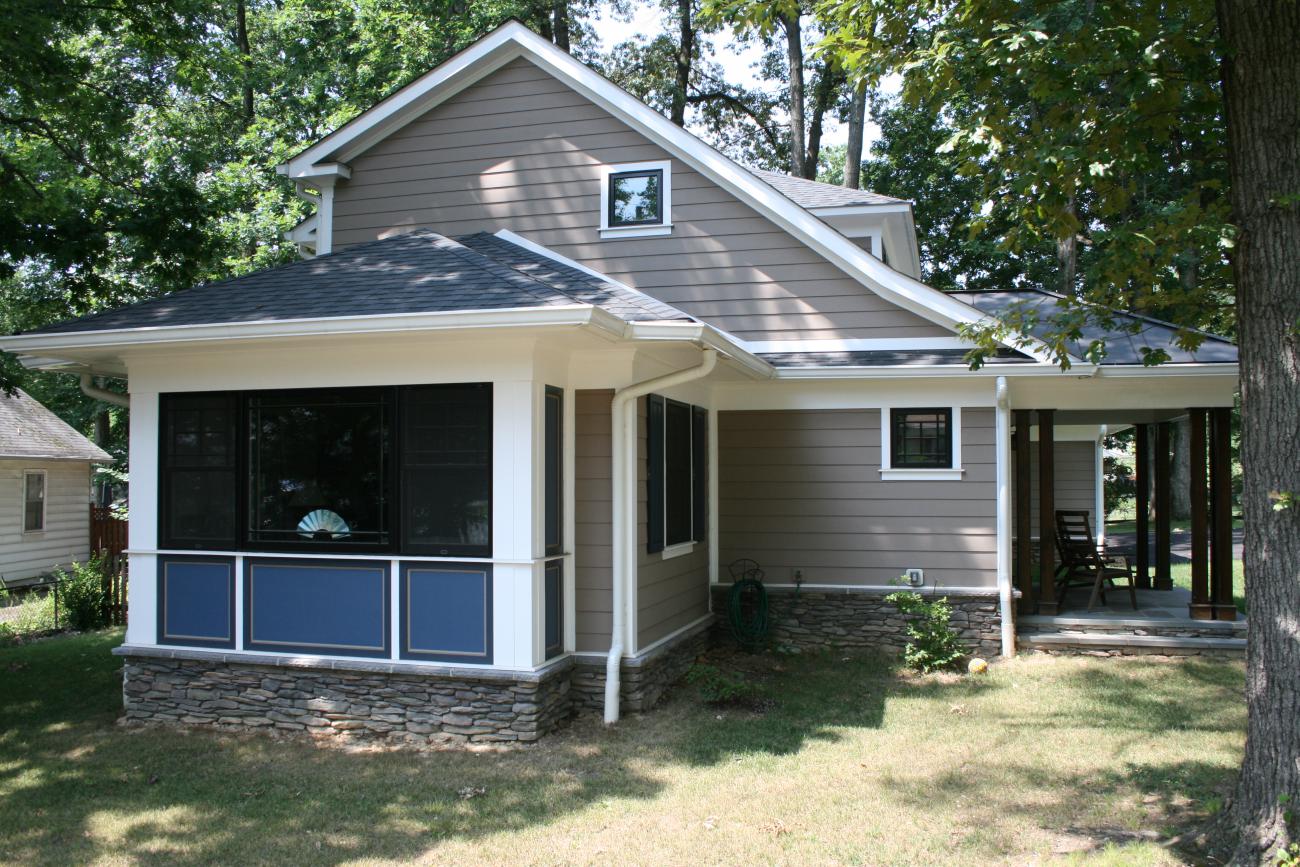 Eng - small cape code renovation - exterior side