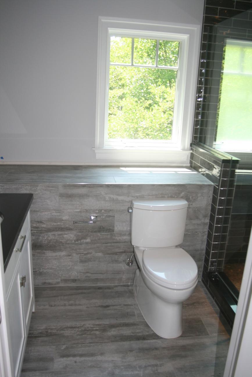 attic bathroom with window - McLean renovation - Smith project